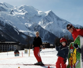 На ски в Шамони Мон Блан (Chamonix Mont Blanc), Франция 